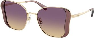 Coach HC7188 CDP51 900570 Womens Sunglasses Gold Size 55