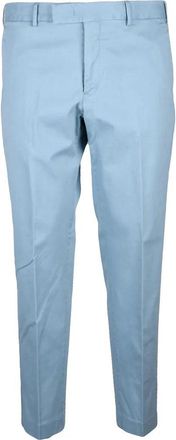 Pantaloni Torino Mens Cotton Stretch Trousers - Light Blue