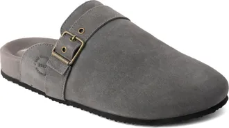 Dearfoams Mens Finn Genuine Suede Scuff Slippers