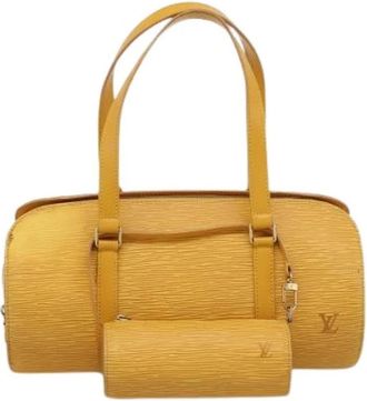Louis Vuitton Pre-owned Vintage Epi Hand Bag - Dames - Vintage Schoudertas - Geel - ONE Size - Leer - Vintage