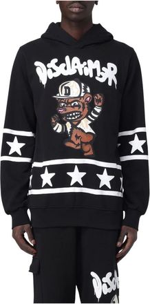 Disclaimer Capuchon Fleece Jas - Heren - Hoodies - Zwart - S - Hoodies & sweatvesten