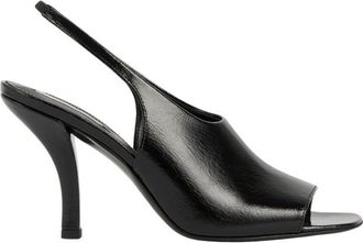Toteme Black Slingback Heels