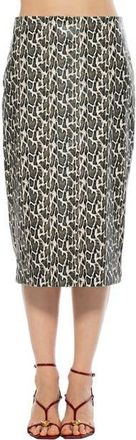 Alexia Admor Auren Skirt in Black White Snake at Nordstrom, Size 10