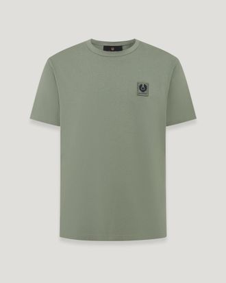 Belstaff T-shirt Mens Cotton Jersey Sage Green Size 2XL