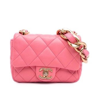 Chanel Mini Flap Gestikte Schoudertas