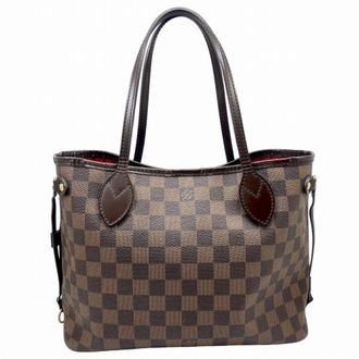 Louis Vuitton Brown Damier Canvas Shoulder Bag Tote Bag (Pre-Owned)