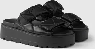 Prada Padded nappa leather slides