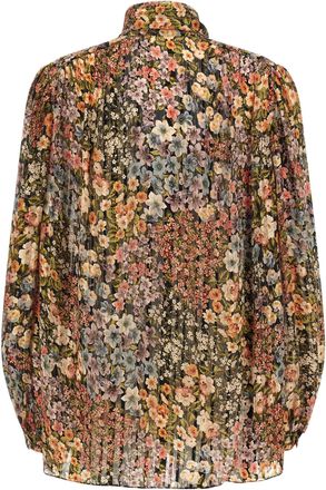 Valentino Garavani Womens Multicolor Silk Blouse