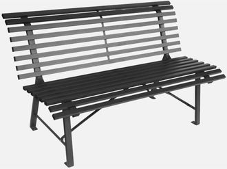 Sweeek Banco De Jard&iacute;n De Acero Para 2 Personas