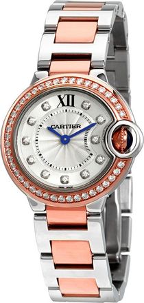Cartier Pre-owned Cartier Ballon Bleu Silver Dial Ladies Watch W3BB0009