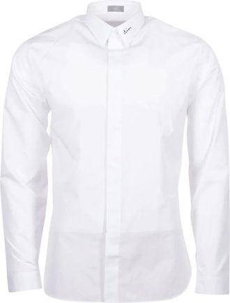 Dior Formal Shirts, male, White, Size: XL Classic White Shirt