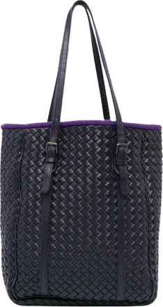 Bottega Veneta Borsa Tote in Pelle Intrecciata Pre-owned - - Pre-owned - Donna - Viola - ONE SIZE
