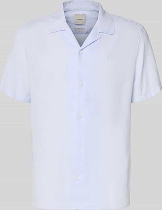 Calvin Klein Regular Fit Freizeithemd aus Leinen-Lyocell-Mix in Sky, Gr&ouml;&szlig;e XXL