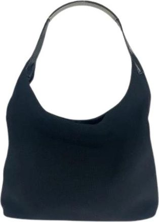 Gucci Borsa a spalla Hobo in tela nera Pre-owned - - Pre-owned - Donna - Nero - ONE SIZE