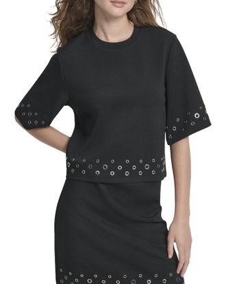 DKNY Ponte Knit Top