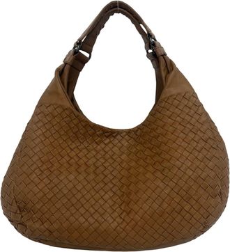Bottega Veneta Brown Leather Handbag Tote Bag (Pre-Owned)
