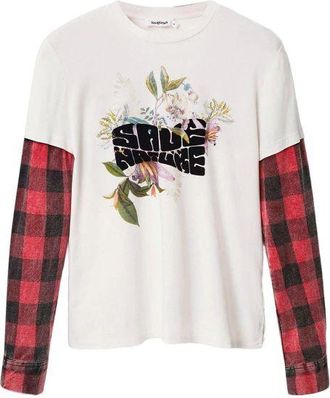 Desigual Witte Katoenen T-Shirt