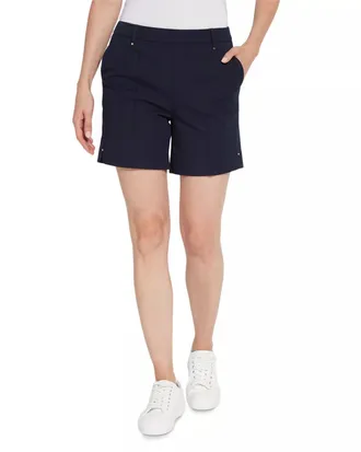 Lyss&eacute; Amanda Stretch Twill Short In True Navy
