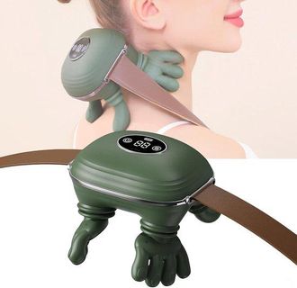 No Brand Masajeador De Cuello Y Hombros - Alivio Del Dolor - Tecnolog&iacute;a De Amasado 4d - 880 G - Verde