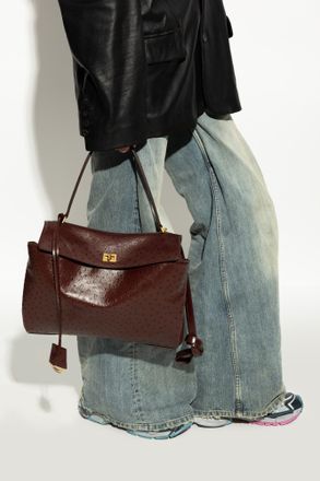 Balenciaga Handbag Rodeo Medium, Womens, Brown