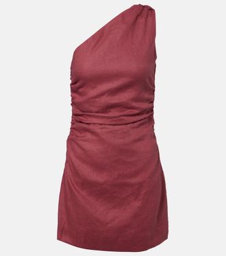 Faithfull The Brand Marga linen minidress