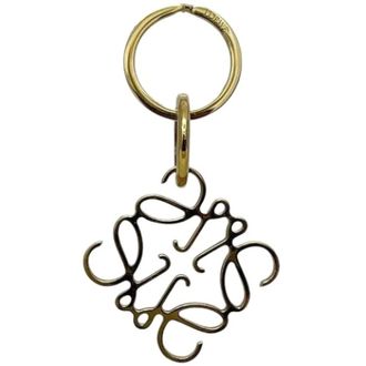 Loewe Vintage, unisex, Geel, ONE Size, Pre-owned Metalen Sleutelhanger