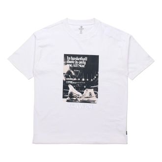 Converse Chuck Taylor Washed Archive Basketball T-Shirt Asia Sizing White 10022903-A02