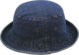 Generic Nidddiv Cigarette Holder Mens The Hat Depot Washed Cotton Denim Eket Hat Fishermans Hat 1 Piece Festival Outfit, darkblue, L