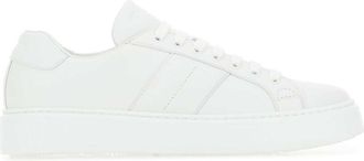 Churchs White Leather Mach 3 Sneakers