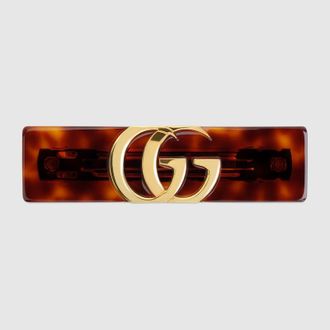 Gucci Hair Clip With Double G, Resin, Resin