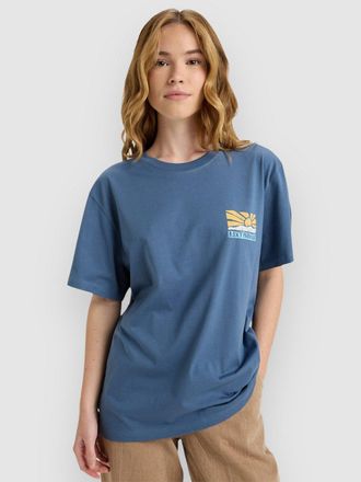 Roxy Hangloose Poster T-Shirt blau