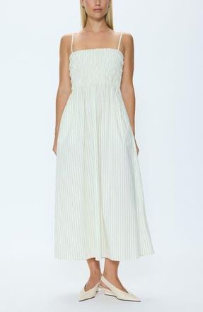 Pistola Denim Bianca Maxi Sundress in Sage Egret Stripe at Nordstrom Rack, Size Small