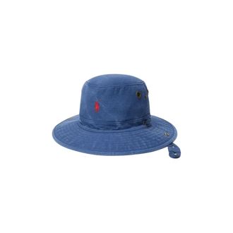 Polo Ralph Lauren Katoenen surfhoed - Heren - Accessoires - Blauw - Maat: ONE Size Katoen