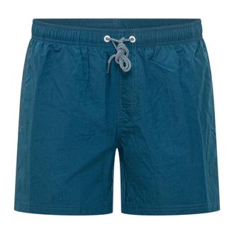 Sundek Beachwear, male, Blue, Size: XL Short Crinkled Swim Shorts