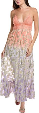 Miss June Crochet Bodice Maxi Dress