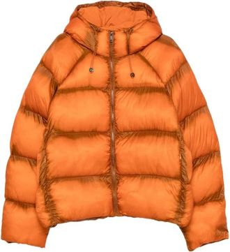 Daily Paper Clothing Raglan Sleeve Dias Puffer Jas - Heren - Winterjassen - Oranje - M - Jassen