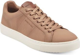 Kenneth Cole Jally Sueded Low Top Sneaker in Light Brown at Nordstrom, Size 10.5
