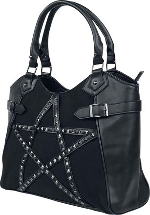 Banned Calling of The Eclipse Women Handbag Black, Polyurethane, Polyester