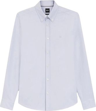 HUGO BOSS Casual Shirts, male, Purple, M, Liam BD Shirt