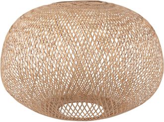 Maisons du monde Pantalla para lámpara de techo de mimbre D.60
