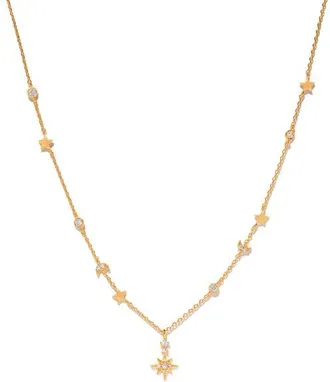 Girls Crew Starbeam Necklace in Gold at Nordstrom