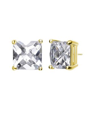 Genevive 14K Over Silver Cz Studs