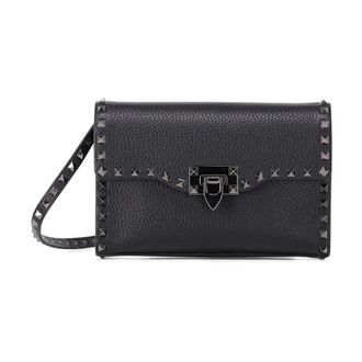 Valentino Tassen, Dames, Zwart, ONE Size, Leer, Cross Body Bags
