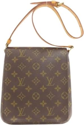 Louis Vuitton Pre-owned Cross Body Bags, female, Brown, Size: ONE SIZE Pre-owned Vintage Monogram Shoulder Bag