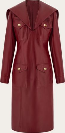 Ferragamo Donna Abito in nappa Rosso