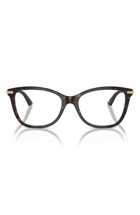 Jimmy Choo London 54mm Pillow Optical Glasses in Havana /Demo Lens at Nordstrom