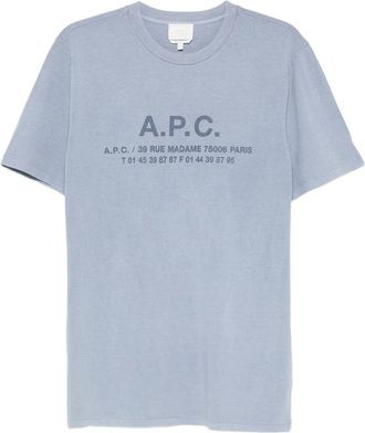 A.P.C. A. p.c. Logo-print T-shirt
