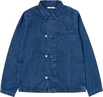 Edmmond Studios Edmmond Studios, Jassen, Heren, Blauw, XL, Katoen, Avail Jacket Stonewash
