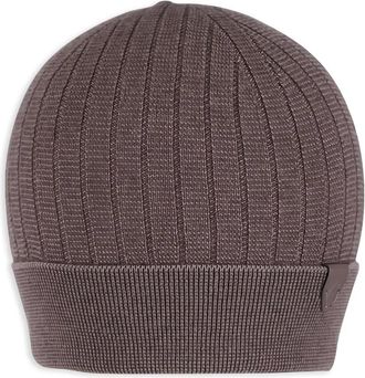 Brioni Berretto a coste - Marrone