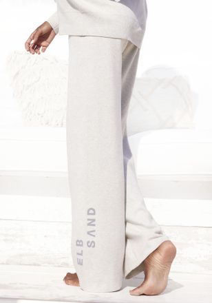 Elbsand Strickhose ELBSAND, Damen, Gr. 32/34, N-Gr, grau (hellgrau), Obermaterial: 50% Viskose, 28% Polyester, 22% Nylon, meliert, unifarben, l&auml;ssig geschnitt